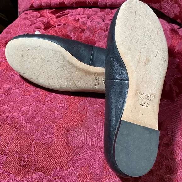 Kate Spade NY Women's Vilette Bead Embellished Ballet Flats Black. Size 5.5B - Picture 8 of 9